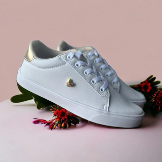 Tênis Feminino Casual Moderno Branco Confortável e Leve Dia a Dia lazer e trabalho Promoção Envio Imediato