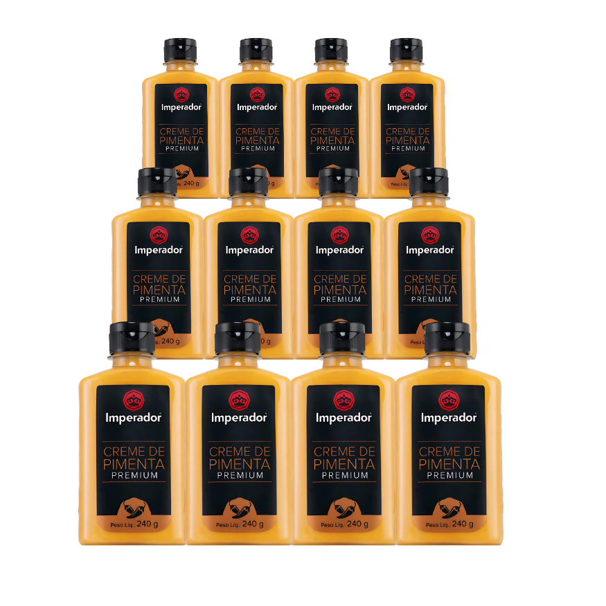 Creme de Pimenta Premium Imperador caixa com 12 und de 240g