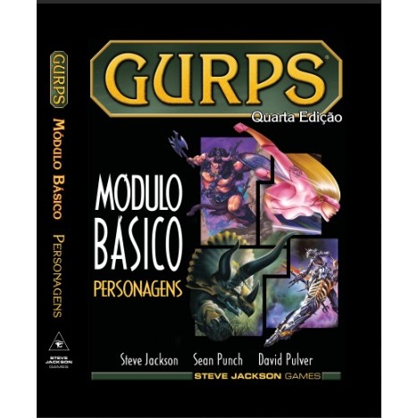 Kit Especial 3 Livros da 4ª Edição do RPG GURPS - GURPS Magia | GURPS Módulo Básico - Campanha | GURPS Módulo Básico - Personagens