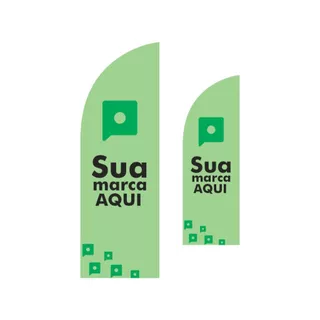 Tecido Wind Banner Fly Flag Dupla Face Personalizado Tamanhos Arte Simples