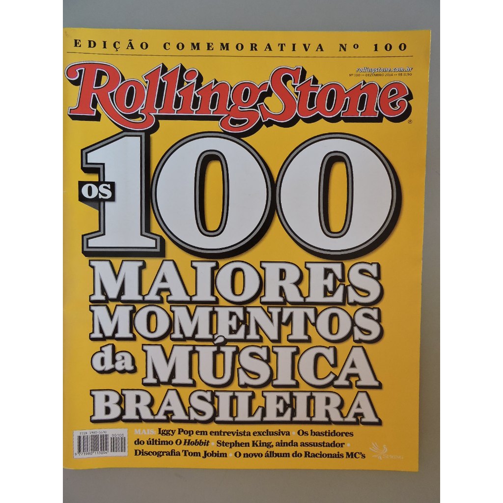 revista rolling stone 100 raul seixas,roberto carlos,rpm,paulo ricardo ...