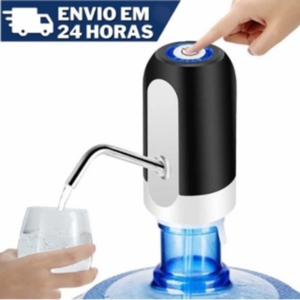 Bomba Automática Para Garrafão Bebedouro Recarregável Usb