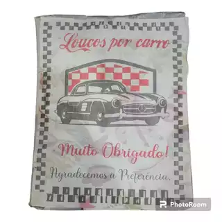 Tapete Tapetinho de Papel Step Padrão 40x50 Lava Rápido Novo 5 kgs