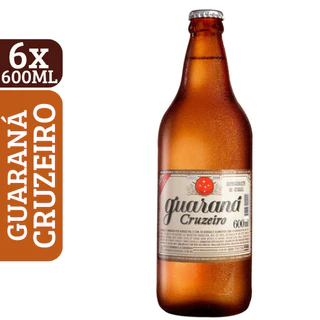 Guaraná Cruzeiro Vidro 600ml (6un)