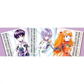 NEON GENESIS EVANGELION VOL 01 02 03 COLLECTOR'S EDITION