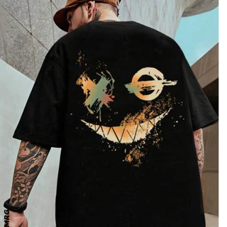 Camiseta OverSized Gringa Estilo Americano Smile On
