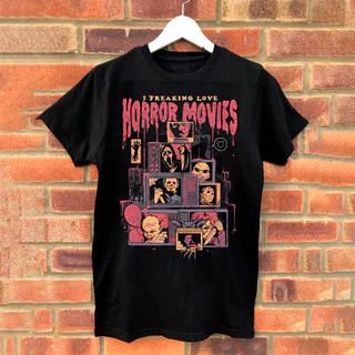 Camiseta T-shirt Unissex Horror Movies Terror Streetwear