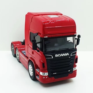 Miniatura Welly Caminhão Scania V8 R730 Trucado Escala 1:32 - 32670L