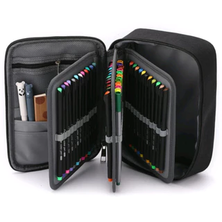 Estojo Escolar De Lápis Grande Capacidade Com 72 Furos Alta Capcidade 3 Compartimentos hx-7494