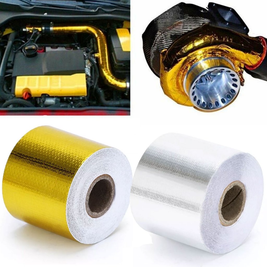 Fita Adesiva Manta Térmica Escapamento Termotape Carro Moto 5m | Shopee ...
