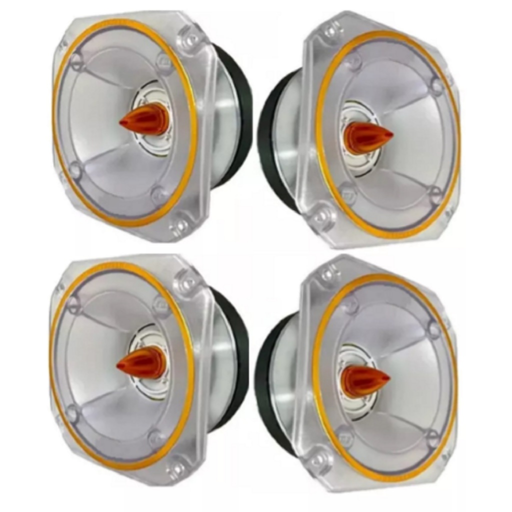 4 Driver Tuiti Tweeter Carro Top Tuiter Ztz 140 Zeus = Zetta