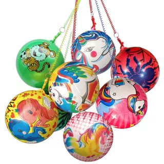 KIT 20 BOLA DE VINIL INFLAVEL INFANTIL COLORIDA PLASTICO PERSONALIZADA