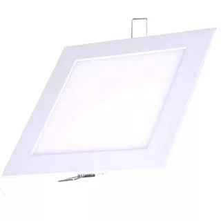 Painel de Embutir LED, 18W Bivolt, 22 3000K Quadrado, Branco