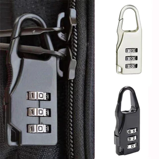 Cadeado Senha Segredo Armário Academia Mala Mochila + Seguro   Novo Bolsas Cadeado De Porta De Bagagem , Combinação De em Oferta na Shopee