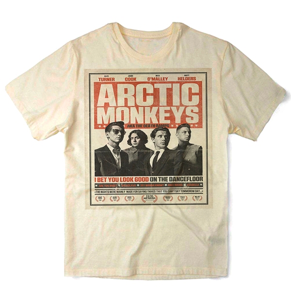 Camiseta Algodao Arctic Monkeys Poster Banda de Rock Unissex | Shopee ...