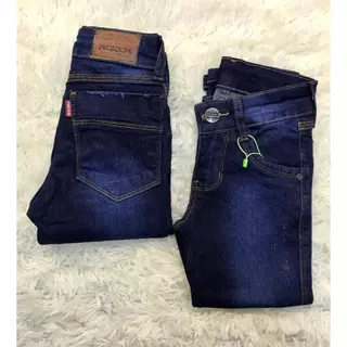 Calça Jeans Infantil - Azul - Regulável!!