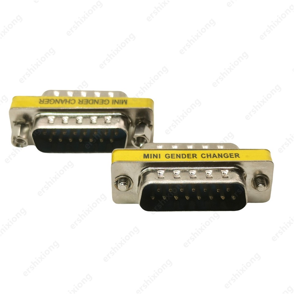 Adaptador DB15 Macho/Macho Mini Gender Changer | Shopee Brasil