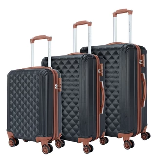 Kit 3 Malas Viagem 10 kg, 23 kg e 32 kg Bordo Rodinhas 360 Espaçosa Cadeado Reforçada
