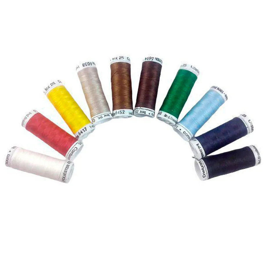 Hilo Gutermann De Algodón Natural, 800 M, Azul, 100% Merceri | Cuotas Sin Interés