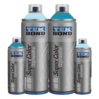 Tinta Spray Tons De Azul Expression 400ml Tekbond Cor Azul