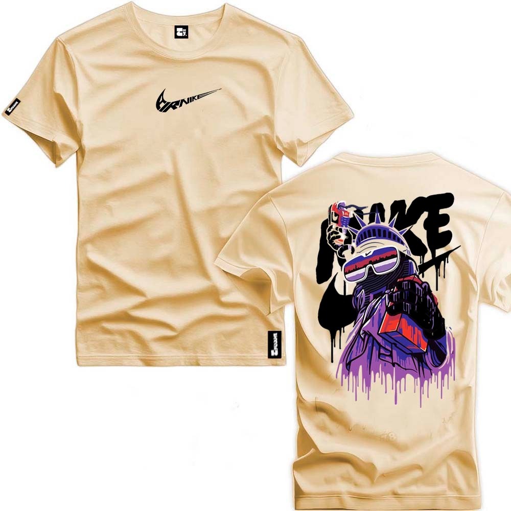 Camiseta Masculina Liberdade Camisa Moda Skatista Algodao Novas Cores