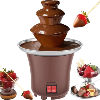 Mini Cascata De Chocolate Eletrica Panela Fondue Fonte De Chocolate 110V-220v