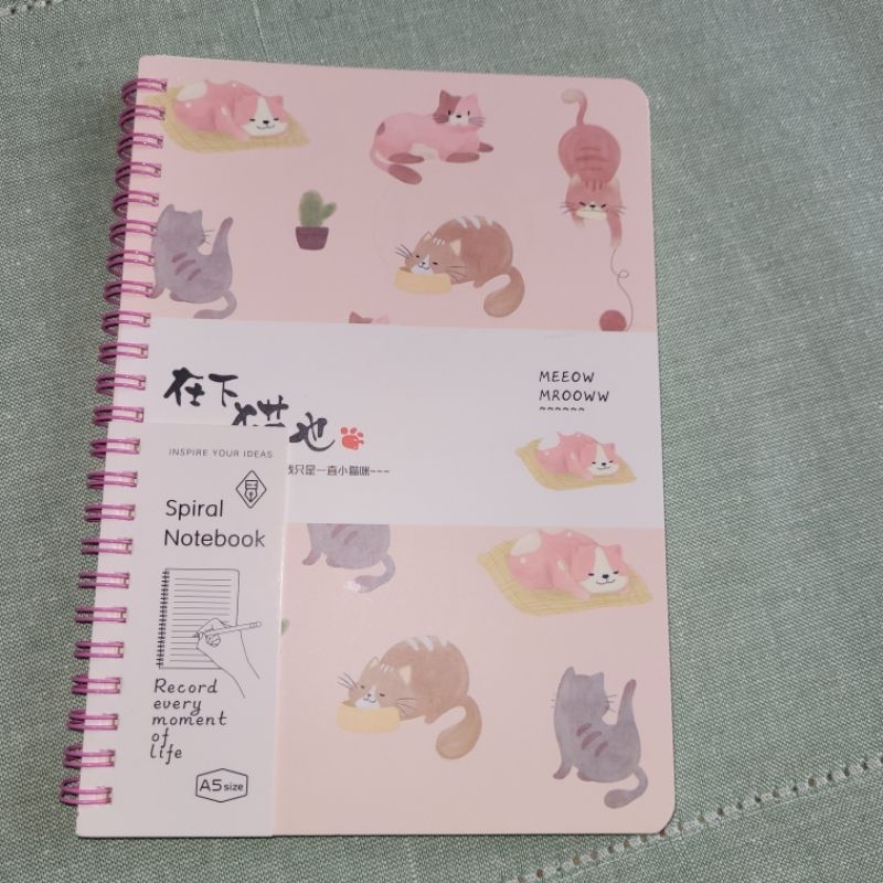 Caderno gatinhos