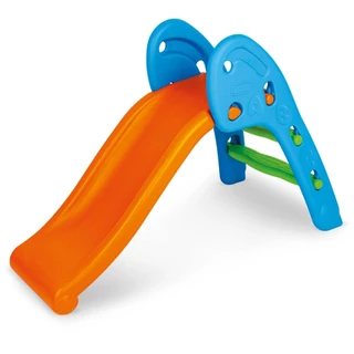 Escorregador Infantil 2 Degraus Homeplay Laranja E Azul Baby piscina