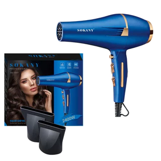 Secador De Cabelo Potente Linha Profissional Leve Com 2 Pentes + Difusor de cachos