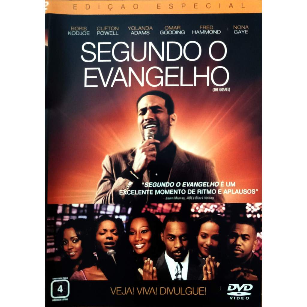 DVD Filme Segundo o Evangelho - Edição Especial | Shopee Brasil