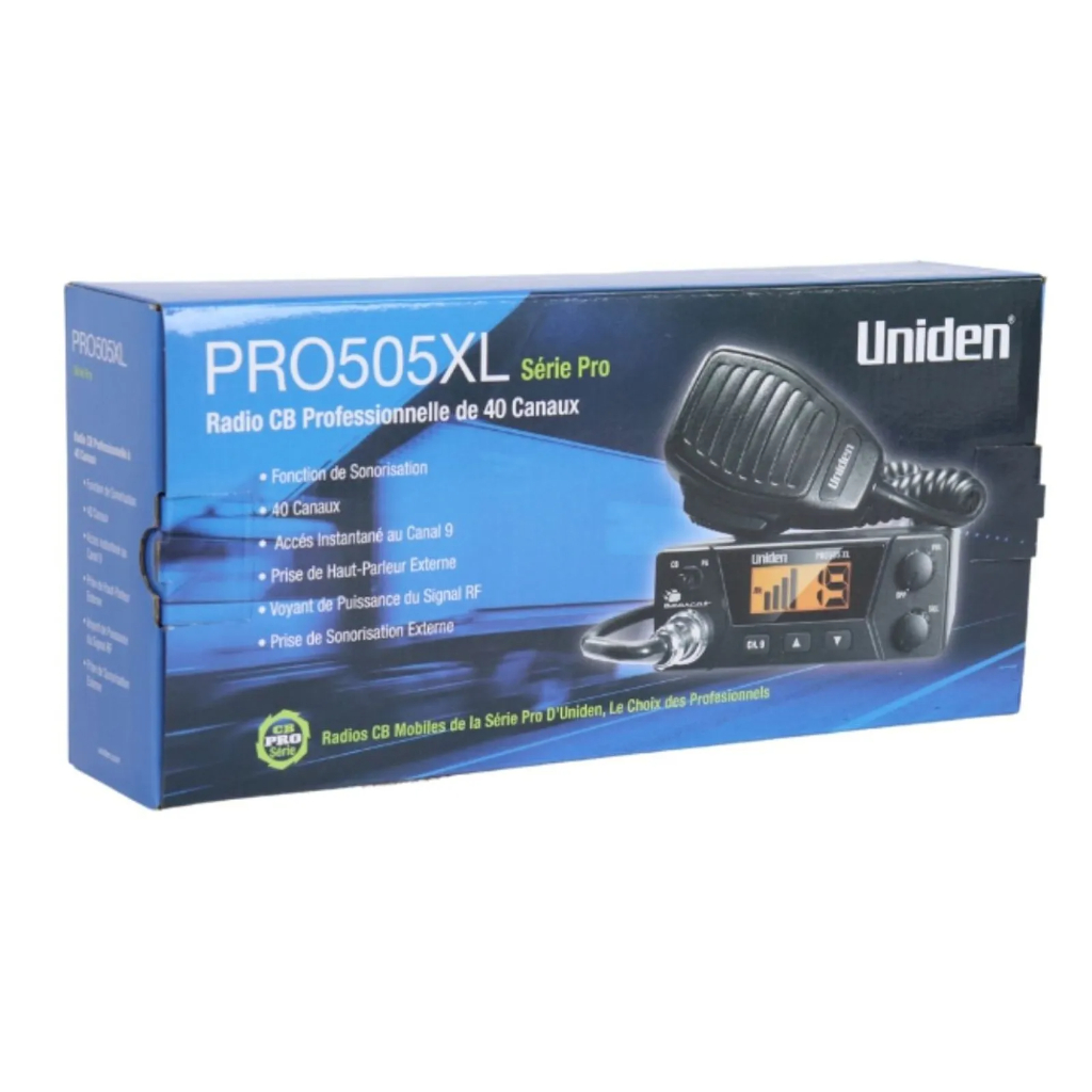 Rádio PX Uniden PRO-505XL: Comunicação Clara e Confiável!