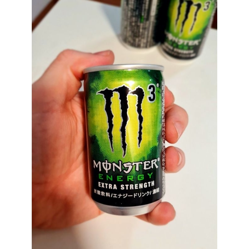 Monster M3 (RARISSIMO Importado Japão 🇯🇵) Lata de Vending Machine Cheia 160ml Monster Extra Strenght
