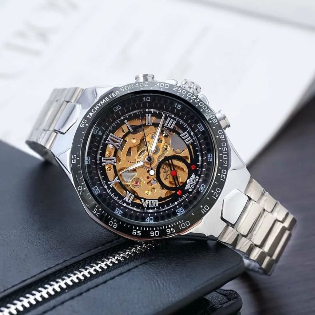 Relógio Mecânico Automático Winner Original