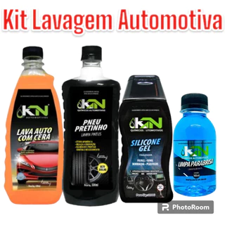 KIT LIMPEZA CARRO SHAMPOO PRETINHO SILICONE PARABRISA em Oferta na Shopee