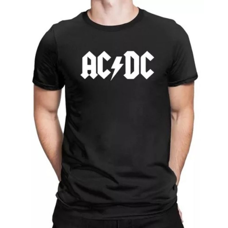 CAMISETA ACDC PRETA BANDA CLÁSSICA