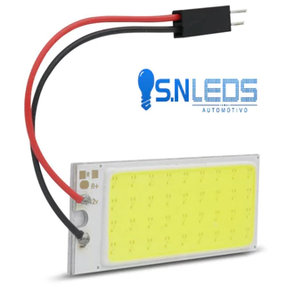 Placa Led Cob Branco Super Forte 36 Ponto Teto 5w 12v 6000k automotivo plaquinha