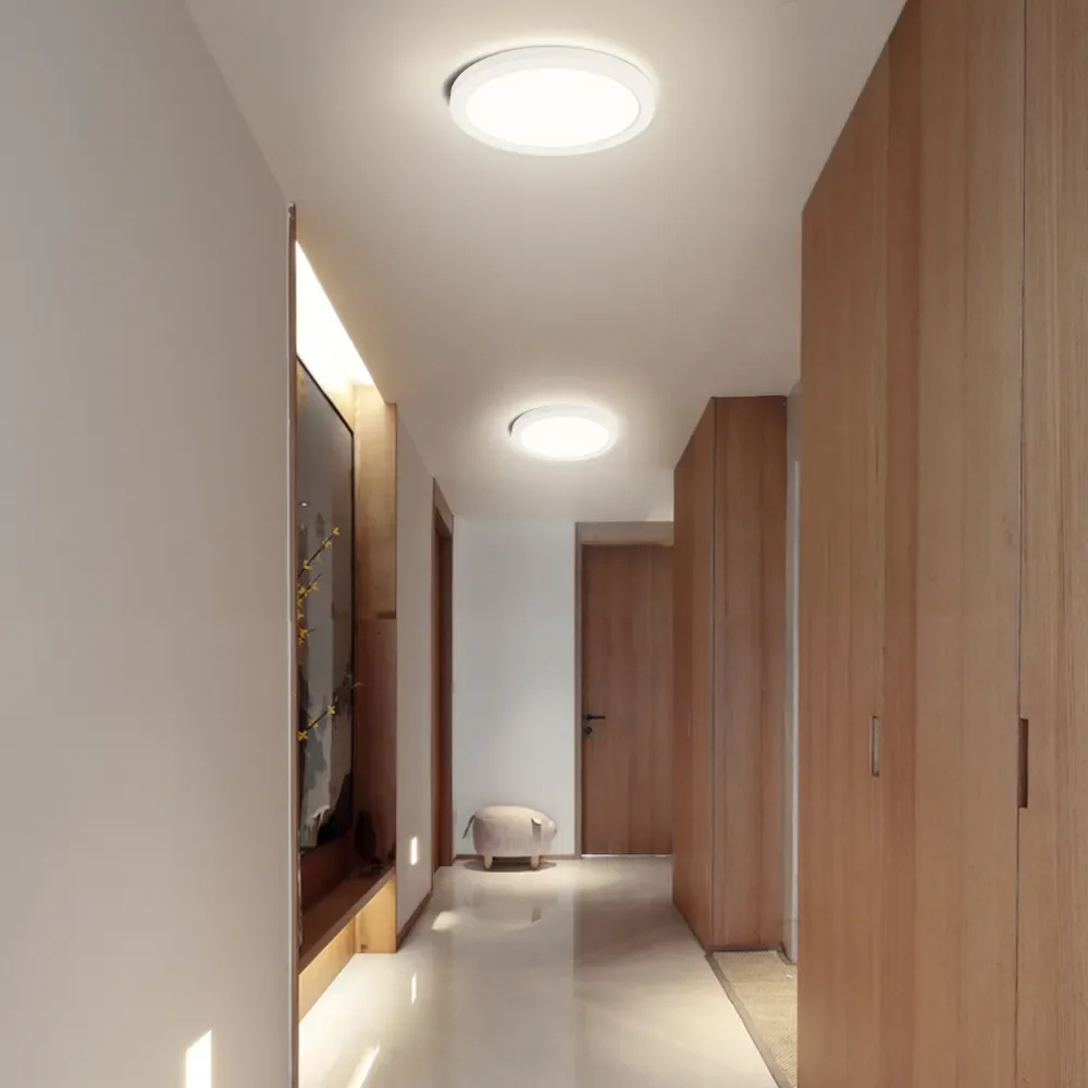 Luminária Painel Redondo 18w Led Sobrepor Plafon Bivolt