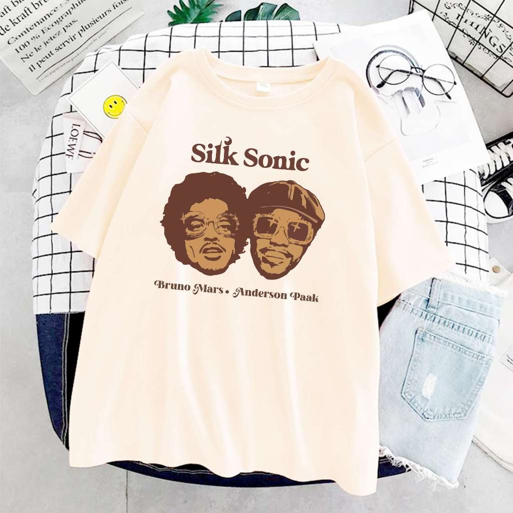 Camiseta Silk Sonic Bruno Anderson Paak Unissex