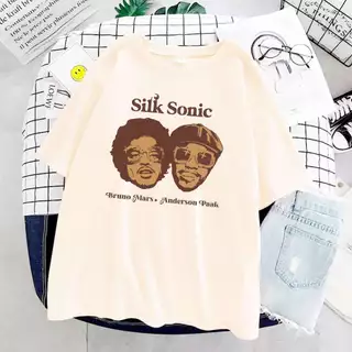 Camiseta Silk Sonic Bruno Anderson Paak Unissex