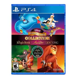 Disney Classic Games Aladdin - O Rei Leão Disney - Jungle Book PS4 Mídia Física Lacrado