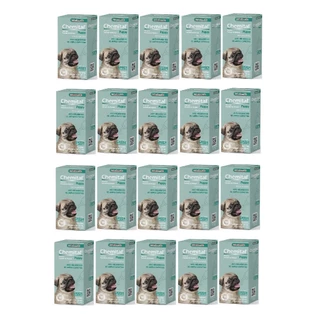 Kit 20 Chemital Puppy 20ml Vermifugo Para Cães Filhotes
