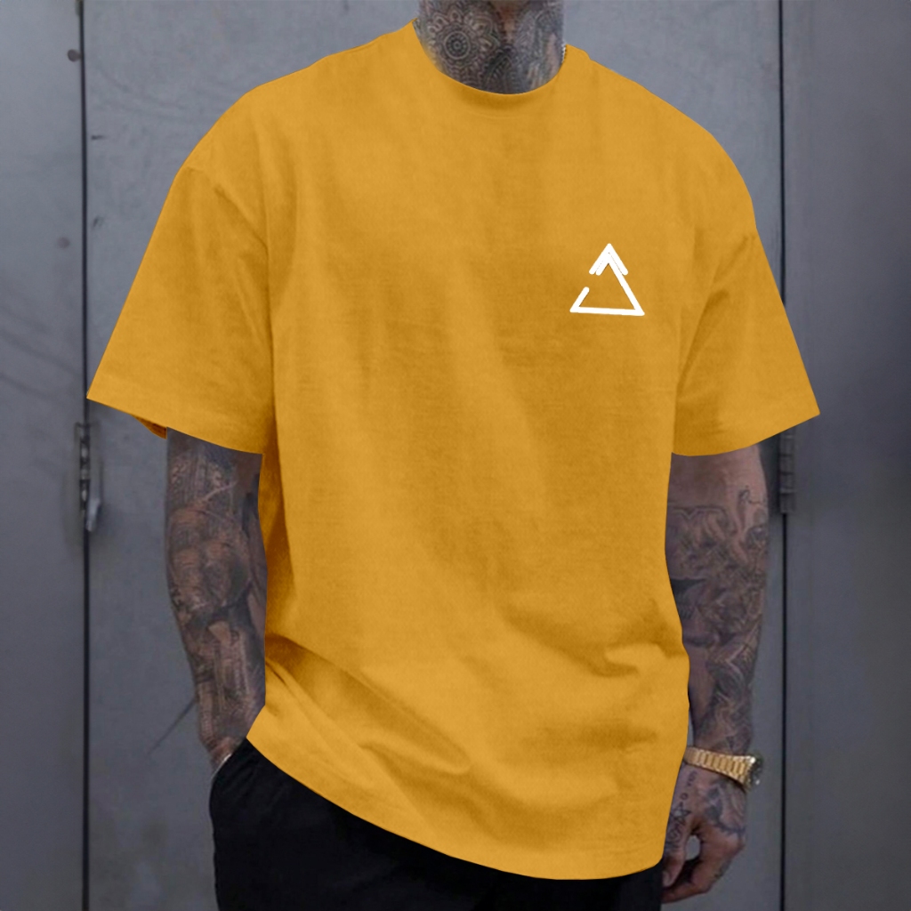 Camiseta Oversized Streetwear Los Angeles Unissex 100% Algodão Estilo Urbano Gola Redonda Academia I.896082940