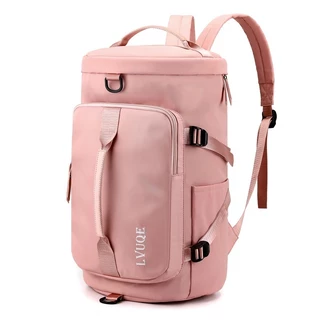 Mochila Bolsa De Viagem Academia Sport Com Bolso Impermeável Espaço Calçados Alça Lateral 30L Capacidade