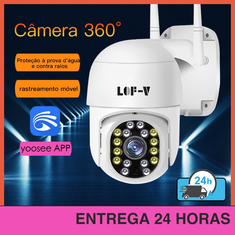 Câmera de segurança Yoosee camera wifi a prova de agua câmera ip wifi