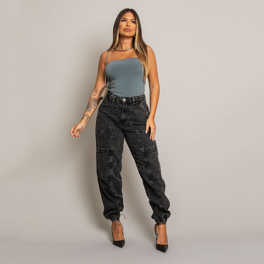 Women Mustard Side Pocket Street Jogger Jeans main image 0