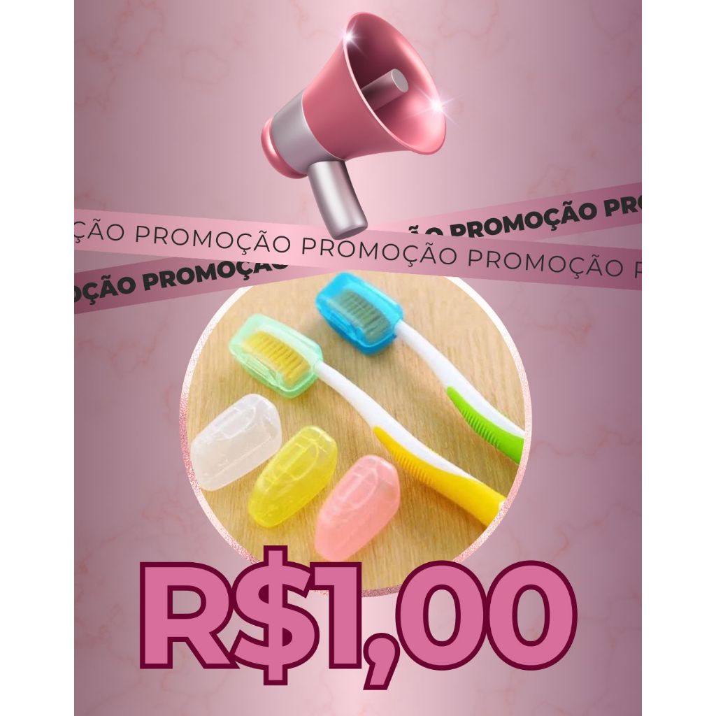 Escova de dentes por 1,00 PROMOÇÃO