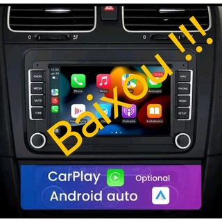 Central Multimidia Android Vw 2gb Carplay Voyage,Gol,Fox,Saveiro,Jetta