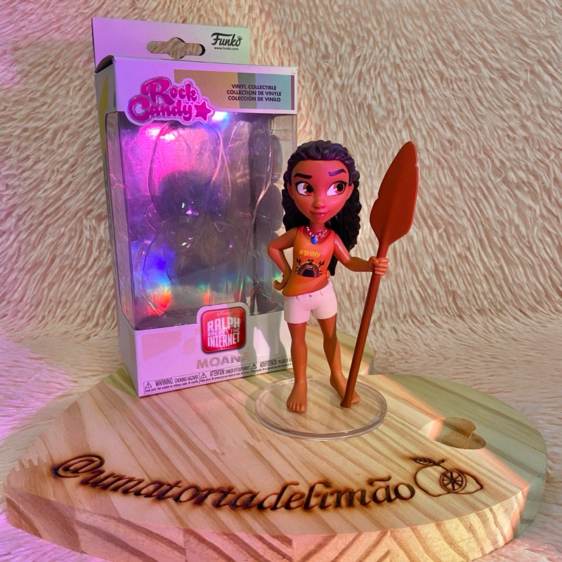 Funko Rock Candy Moana Princesa Disney - Disney Princess - Ralph 