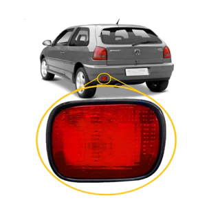 Lanterna Neblina Parachoque Traseiro Compatível Gol Bola 95 a 99 G2 em Oferta na Shopee