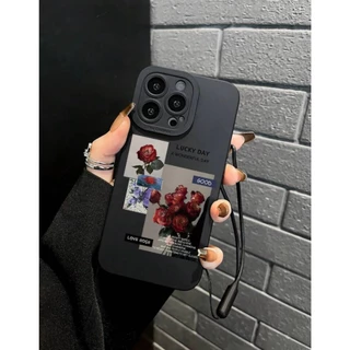 Capa Case Capinha Silicone Preta iPhone Detalhes Com Proteção para Câmera Iphone 11 12 13 14 13 Pro Max Presente Dia Dos Namorados